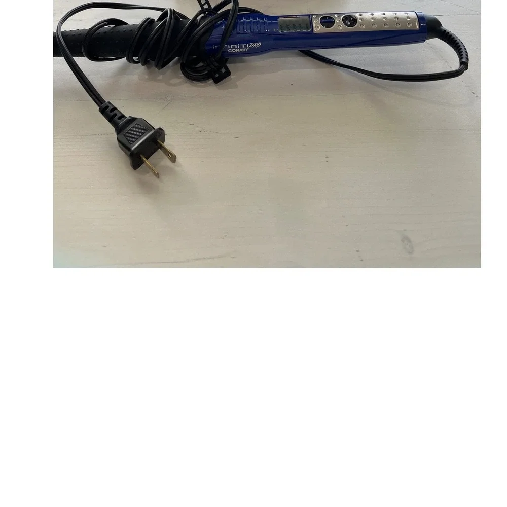 Infiniti Pro by Conair‎ Curl Secret Curling Iron Hair Styler Wand Blue